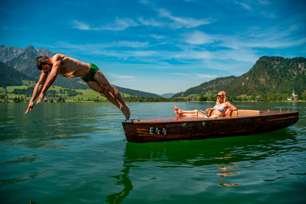 Walchsee lodička